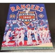 1996 Texas Rangers Division Series Sports program - Volume 25, Number 29 - $13.78