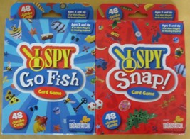 I Spy Go Fish Card Game and I Spy Snap Lot - Jumbo Cards - New - £6.16 GBP