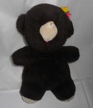 14&quot; VINTAGE 1976 GUND LUV ME BROWN TEDDY BEAR RATTLE STUFFED ANIMAL PLUS... - £30.02 GBP