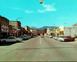 Vtg Chrome Postcard Cashmere WA 1960s Main Street View Cars Mobil Gas Si... - $11.41