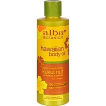 Alba Botanica Massage Oil Kukui Nut 8.5 Fz, 2 Pack - £37.55 GBP