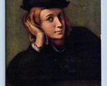 Portrait of a Young Man Painting by Raphael Muse du Louvre UNP  DB Postc... - $14.80