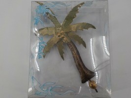 CHIEFLY CO. METAL COCONUT PALM TREE 10&quot; WALL HOOK HAWAIIAN HANGER WALL M... - £13.33 GBP