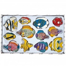 Decorative Fish Magnets Set - One Set w/Random Color and Design - £14.18 GBP