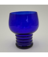 Vintage c.1930&#39;s Imperial Cobalt Blue Glass Shaeffer 8 oz Water Tumbler(... - $5.44