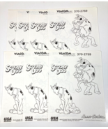 Vintage SCOOBY-DOO 1991 Promotional 8.5 x 11 COLORING SHEET Lot 7 HANNA-... - £19.60 GBP