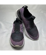 Nike Epic Phantom React Flyknit (GS) Girl&#39;s Size 4Y Running Shoes Purple... - £28.88 GBP