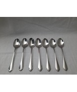 Lot of 7 Pieces Oneida Winter Hill ~ Stainless Oval Place Soup Spoons 6 ... - £38.88 GBP