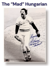 HAL HRABOSKY &quot;THE MAD HUNGARIAN&quot; AUTOGRAPHED SIGNED K.C. ROYALS 8X10 PHO... - $33.87 CAD