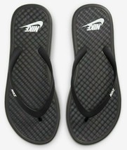 Men&#39;s Nike On Deck Flip Flop Slides, CU3958 002 Multiple Sizes Black/Black/White - £32.08 GBP
