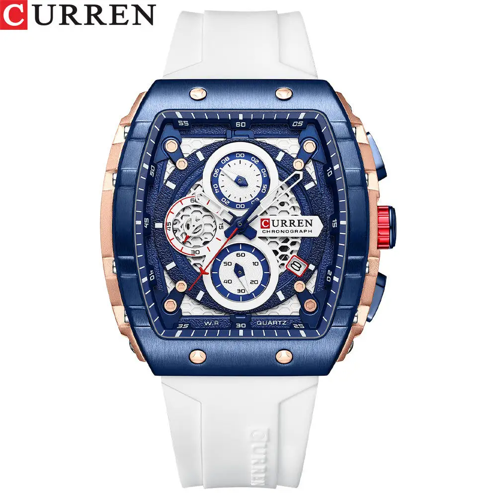 CURREN 8442 Men&#39;s Watches Top Luxury Brand Waterproof Sport Wrist Watch Chron 05 - £29.93 GBP