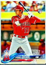  Hot! Shohei Ohtani Rookie Debut Card 2018 Topps Update #US285 Angels Roy Rc - £79.89 GBP
