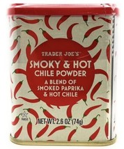 Trader Joe&#39;s Smoky &amp; Hot Chili Powder a Blend of Smoked Paprica &amp; Hot Ch... - £7.58 GBP