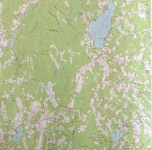 Map Burnham Maine 1957 Topographic Geological Survey 1:62500 22 x 18&quot; TOPO2 - £35.17 GBP