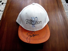 JACK NICKLAUS GOLDEN BEAR PRO GOLFER HOF SIGNED AUTO THE TRADITION CAP H... - £273.94 GBP