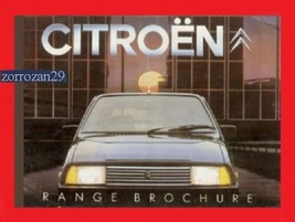 1982 CITROEN FULL-LINE VINTAGE SMALL COLOR SALES BROCHURE - BRITISH - EX... - $18.04