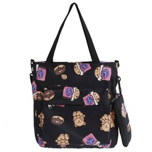 Fashion Girl Cute Shopper Tote Print Set Messenger Bag Lady Female Crossbody Bag - £24.59 GBP