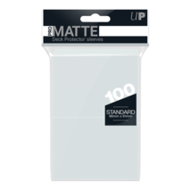 1 pack of 100 Ultra PRO Pro-Matte Clear Standard Sized Card Sleeves - $13.71