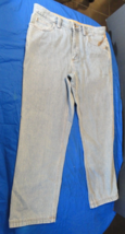 New Men&#39;s Duluth Trading Relaxed Fit Light Blue Ballroom Denim J EAN Pants 36X30 - £25.44 GBP