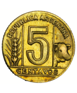 Argentina 5 Centavos, 1947~Free Shipping #A126 - £3.04 GBP