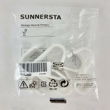 IKEA Sunnersta Hook Plastic White 5 Pack New - $7.58