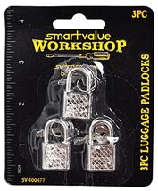 Smart Value Workshop Luggage Padlocks - $1.99