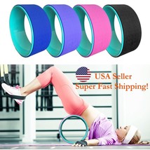 New TPE Yoga Wheel Comfortable Stretching Relaxation Relieves Pain Yoga ... - £18.81 GBP+