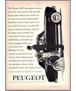 1959 Peugeot 403 Sedan Automobile Car PRINT AD BX4 - $86.70 MXN