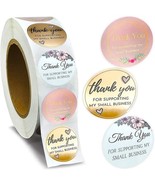 Small business thank you stickers sealing labels packages stationary 1&quot; ... - £6.01 GBP