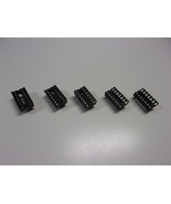 5 Pack Lot DIP14 DIP IC Sockets 14 Pins 2 Rows 7 Pins Sides Integrated C... - $196.80 MXN 5 Pack Lot DIP14 DIP IC Sockets 14 Pins 2 Rows 7 Pins Sides Integrated C... - $196.80 MXN