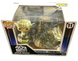 Star Wars Funko #11 Dagobah Yoda with Hut 40th Ann The Empire Strikes Back - £31.54 GBP