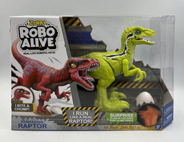 Robo Alive Rampaging Raptor Dinosaur Toy Variety Colors by ZURU NEW - £10.22 GBP