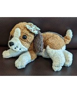 Tender Hearted Beagle Puppy Dog Brown Tan White Bow Mini Beanbag Plush 5... - $75.00