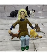 Crazy Cat Lady Action Figure With  Cats 2004 by Accoutrements - $14.84