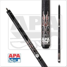 Action APA 04 Pool Cue Black with Red Flames 18oz Free Shipping! - £128.98 GBP