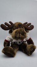 Vintage Wish Pets Alaskan Moose &#39;I ❤️ Alaska&#39; Sweater Plush  w/Tags 24&quot;  - £47.53 GBP