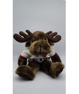 Vintage Wish Pets Alaskan Moose &#39;I ❤️ Alaska&#39; Sweater Plush  w/Tags 24&quot;  - £47.50 GBP