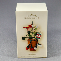 Hallmark 2007 Best Buds Friendship Flower Pot Gardening Ornament QXG6259 - $9.95