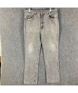 Polo Ralph Lauren Jeans Men&#39;s 36x34 Dungarees Distressed Gray Denim - $730.94 MXN