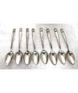 8 Vintage International Silver Danish Princess Silverplate Demitasse Spoons - $24.26