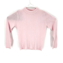 Kim Rogers Womens Pullover Sweater Pink Long Sleeve Crew Neck Tight Knit S - £11.84 GBP