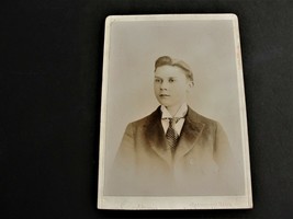 1890’s- Young Man - Cabinet Card Photo by Scott Studio Photographers, Chicago. - £5.86 GBP