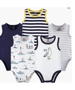 TOUCHED by Nature Unisex Baby Organic Cotton Bodysuits - £15.56 GBP