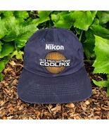 Vintage Nikon Dad Hat Baseball Cap 3.3 Mega Pixel COOLPIX Cap Y2K 2000s ... - $26.64