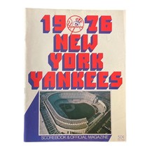 1976 New York Yankees Scorebook &amp;Official Magazine vs Oakland Athletics Scored - £13.17 GBP