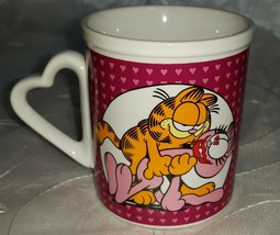 Garfield I Put The K.I.S.S In Kissing Coffee Cup Mug -Enesco 1978 1980 Jim Davis - £5.47 GBP