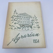 Agrarian 1954 Hayward California High School Yearbook Photos Autographs Vintage - £23.21 GBP