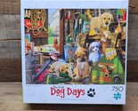 Buffalo DOG DAYS Jigsaw Puzzle - PUPPY WORKSHED - 750 Piece Random - SHI... - $18.97