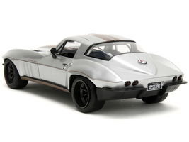 1966 Chevrolet Corvette Silver Metallic with Bronze Stripes &quot;Bigtime Mus... - £34.14 GBP