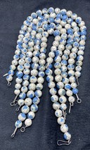K2 Jasper K2nite with azurite Round shape necklace 5Pc 16&quot; beads strings... - $148.50